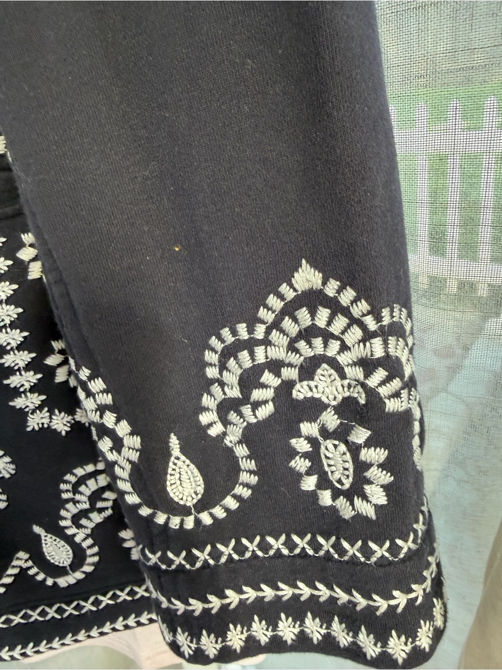 Johnny Was Embroidered Black Women's Coat XS - Picture 6 of 16